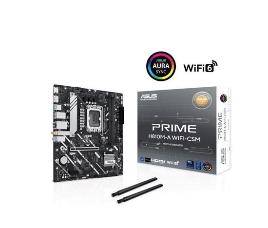 ASUS MB Sc LGA1851 PRIME H810M-A WIFI, 2xDDR5, 1xDP, 1xHDMI, WiFi, mATX