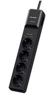 BAZAR - CyberPower Surge Buster™ 4 zásuvky, 2xUSB, 1.8m, German, New - Poškozený obal (Komplet)