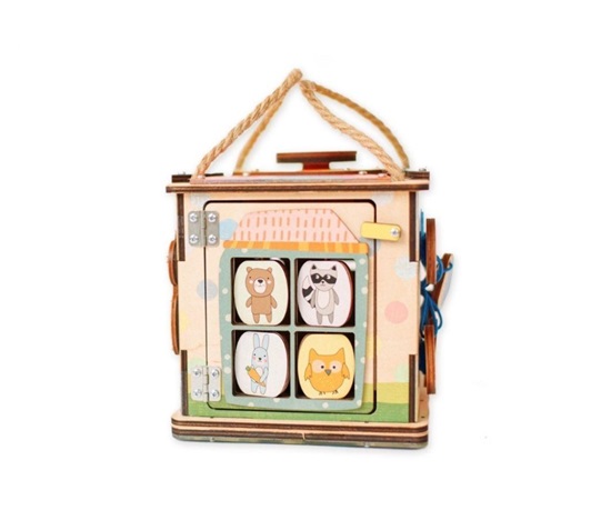 Activity board kostka s LED na cesty