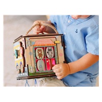 Activity board kostka s LED na cesty