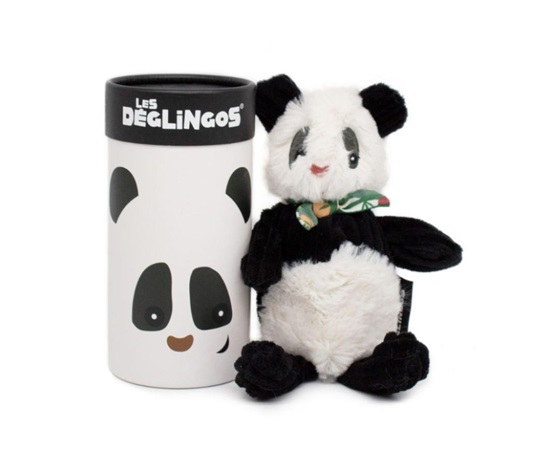 Plyšová panda v dárkové krabičce - malá