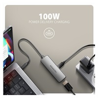 AXAGON RVC-HI8KPD, USB-C -> HDMI 2.1 redukcia / adaptér, 8K/60Hz, 4K/144Hz, HDR10+, PD100W