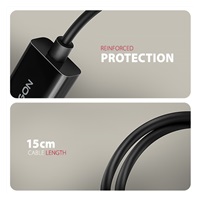 AXAGON RVD-HI20N, DisplayPort -> HDMI 2.0b redukcia / adaptér, 4K/60Hz