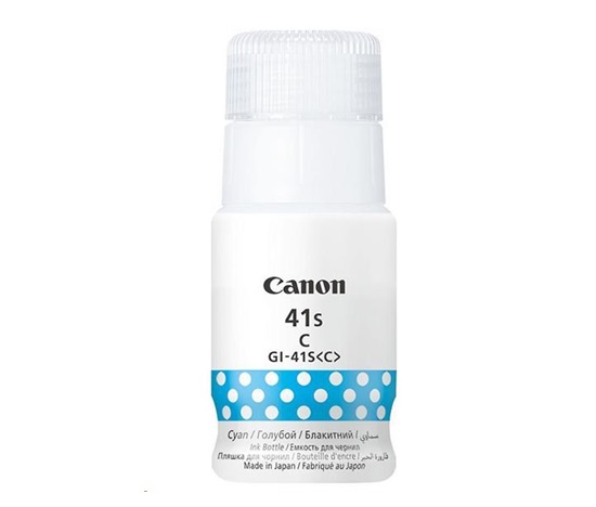 Canon Cartridge GI-41S C azurová pro PIXMA G3420/G3430/G3460/G3470/G3480/G4470 (4 400 str.)
