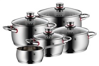 WMF Quality One sada hrnců, nerezová ocel, lze mýt v myčce, 5 kusů