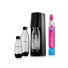 SodaStream Terra Megapack výrobník sody, mechanický, bombička s CO2, 3 láhve, černá