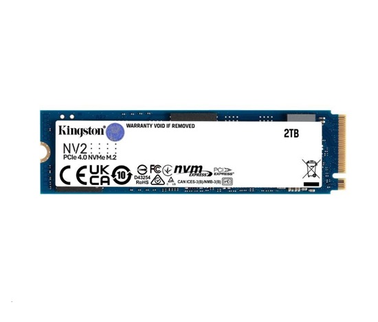 Kingston SSD 4TB NV3, M.2 2280, NVMe PCIe Gen4x4, (R: 6000MB/s; W: 5000MB/s)