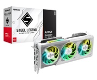 ASRock VGA AMD Radeon RX 9070 XT Steel Legend 16GB, RX 9070 XT, 16GB GDDR6, 3xDP, 1xHDMI