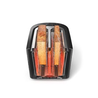 Philips Viva Collection HD2637/90 topinkovač, 7 úrovní opečení, na 2 topinky, černá a kov