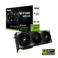 ASUS VGA NVIDIA GeForce RTX 5070 Ti TUF GAMING 16GB OC, 16GB GDDR7, 3xDP, 2xHDMI
