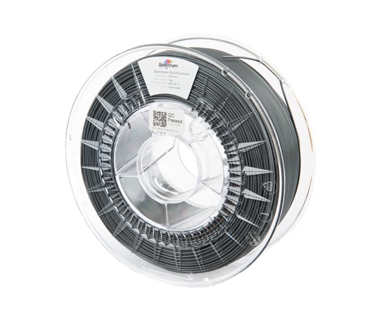 SPECTRUM Tisková struna (filament) Premium PLA 1.75mm DARK GREY 1kg
