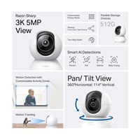 TP-Link Tapo C230 domácí-indoor kamera (5MP, 3K QHD 1620p, IR 12m, WiFi, micro SD card)