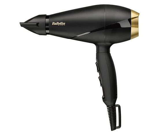 Babyliss 6704E fén na vlasy, 2000 W, studený vzduch, 2 rychlosti, 3 teploty, černá