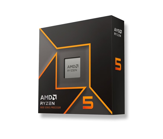 CPU AMD RYZEN 5 9600, 6-core, 3.8GHz, 38MB cache, 65W, AMD Radeon Graphics, socket AM5, Chladič v balení, BOX