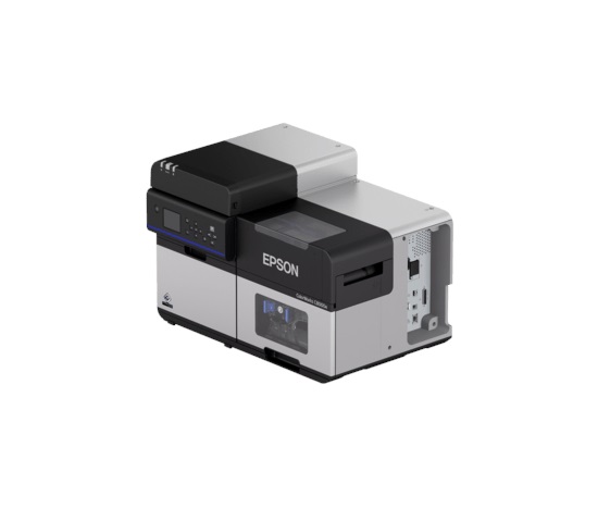 Epson ColorWorks C8000e, matte black ink, cutter, disp., USB, Ethernet, kit (USB), black, grey