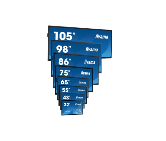 iiyama ProLite IDS, Projected Capacitive, 10 TP, Full HD, USB, USB-C, Ethernet, Android, white