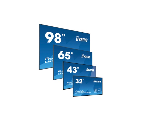 iiyama PROLITE LH3260HS-B1AG, 80cm (31,5''), Full HD, USB, RS232, Ethernet, Wi-Fi, Android, kit (RS232), black