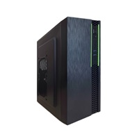 BAZAR - EUROCASE skříň ML N6-550B, Midi Tower, 2x USB 3.0, 2x audio, bez zdroje, poskozený obal
