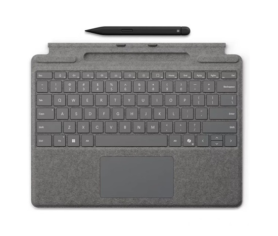Microsoft Surface Pro Signature Keyboard + Slim Pen 2 Bundle CZ platinová