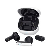 TRUST sluchátka GXT 409 Oxxie, špunty, Bluetooth, RF 2.4GHz, USB-C Přijímač, bílá