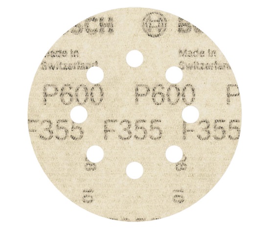 Bosch brusný papír PRO F355, 125 mm, G600, 5 ks