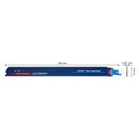 Bosch list do pily ocasky S 1255 CHC EXPERT Thick Tough Metal, 1 ks