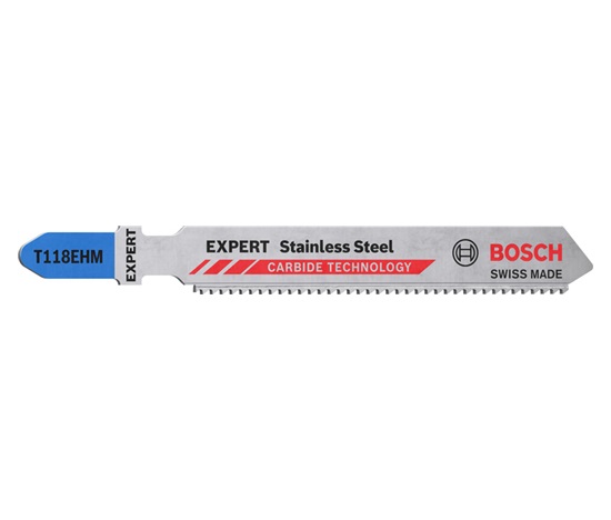 Bosch 3dílná sada pilových plátků T 118 EHM EXPERT Stainless Steel
