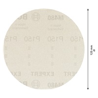 Bosch brusná mřížka EXPERT M480 pro vibrační brusky 125 mm, G 150 5 ks