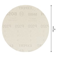 Bosch brusná mřížka EXPERT M480 pro vibrační brusky 125 mm, G 320 5 ks