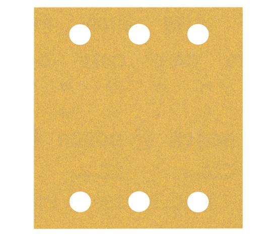 Bosch brusné papíry EXPERT C470 se 6 otvory pro vibrační brusky 115 × 107 mm, P180, 10 ks