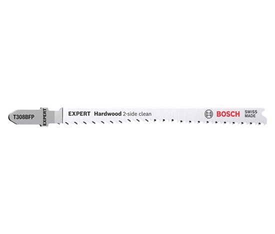 Bosch pilové plátky pro přímočaré pily EXPERT Hardwood 2-side clean T 308 BFP , 25 ks