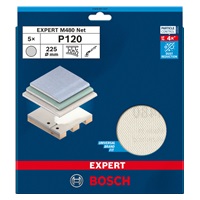 Bosch brusná mřížka EXPERT M480, 225 mm, G 120, 5 ks