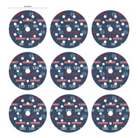 Bosch 9dílná sada brusných kotoučů EXPERT O780 s fólií, 125 mm, G80 (3×); G120 (3×); G180 (3×)