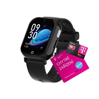 CARNEO dětské GPS hodinky GuardKid+ 4G TINY black