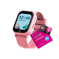 CARNEO dětské GPS hodinky GuardKid+ 4G TINY pink