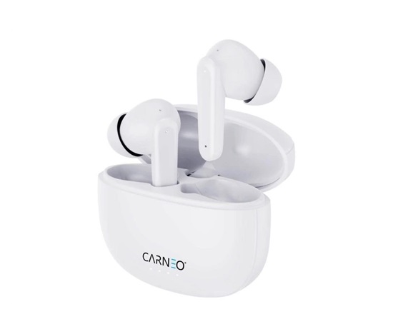 CARNEO BT sluchátka HERO pods ANC + ENC white