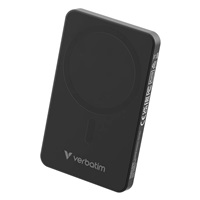 VERBATIM Powerbanka Charge 'n' Go Essentials, Magnetická, 10000 mAh, USB-C, Černá