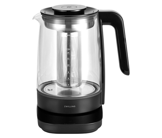BAZAR - ZWILLING rychlovarná konvice na čaj, 1.7 l, 1850 W, černá - Enfinigy - poškozený obal
