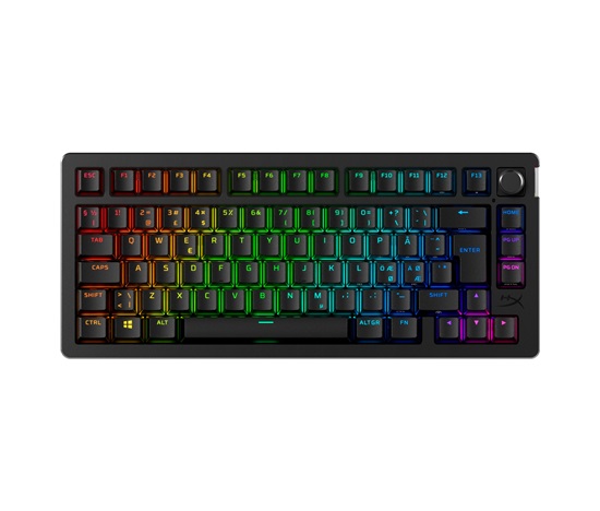 HyperX Top Plates Alloy Rise 75 NVB - horní deska, modrá