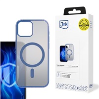 3mk ochranný kryt Frosty MagCase Blue pro Apple iPhone 16E/ iPhone 17E