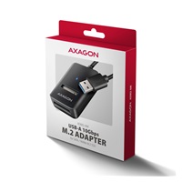 AXAGON ADM2-AM USB-A 10Gbps - M.2 NVMe & SATA SSD adaptér, kábel USB-A 10cm