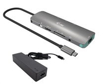 i-tec USB-C Metal Nano Docking Station 4K HDMI LAN with Power Delivery 100 W + Charger 100W