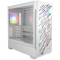 ADATA XPG case STARKER AIR BTF Mid-Tower, bez zdroje, 4x 120mm ARGB, Bílá