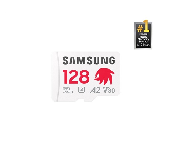 Samsung micro SDXC karta 128GB PRO Plus 'Sonic the Hedgedog™' + SD adaptér