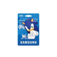 Samsung micro SDXC karta 512GB PRO Plus ‘Sonic the Hedgedog™‘ + SD adaptér