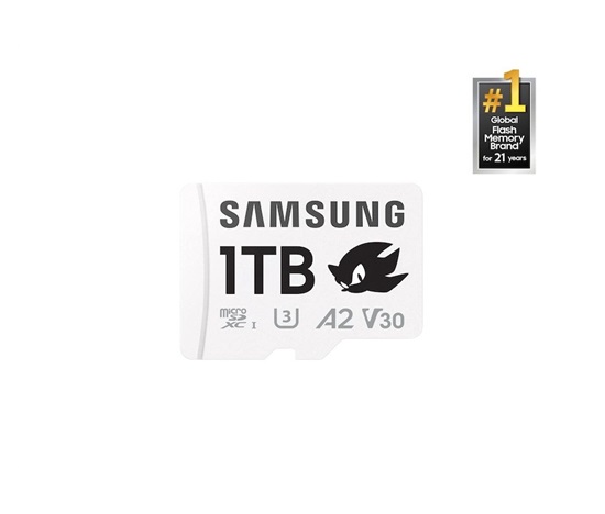 Samsung micro SDXC karta 1TB PRO Plus 'Sonic the Hedgedog™' + SD adaptér