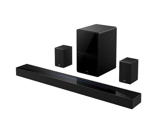 TCL Q85HE soundbar 7.1.4, 860 W, Bluetooth 5.1, WiFi 5, Dolby Atmos, Dolby TrueHD, Dolby Digital Plus, subwoofer, černá
