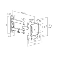 Nástěnný držák TV Fiber Mounts Fm77