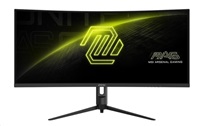 MSI LCD MAG 342CQR E2, 34" 3440x1440, VA, 180Hz, 4ms, VESA 75x75mm, N/A, Black