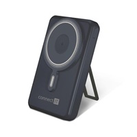 CONNECT IT Powerbanka TravelCharge, MagSafe, 10000mAh, USB-C, Lightning, Šedá